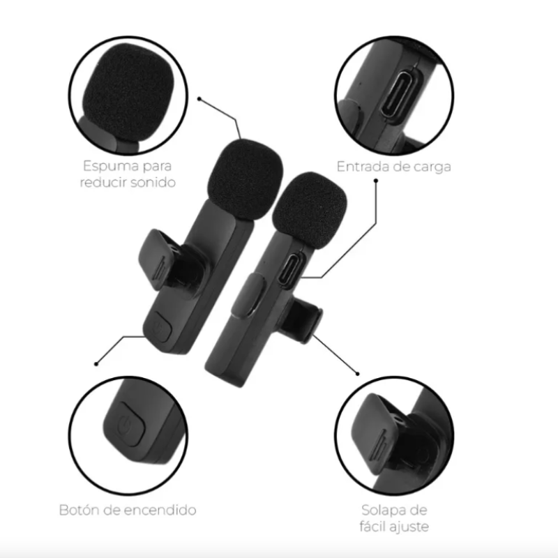 VoxGo - Micrófono de solapa