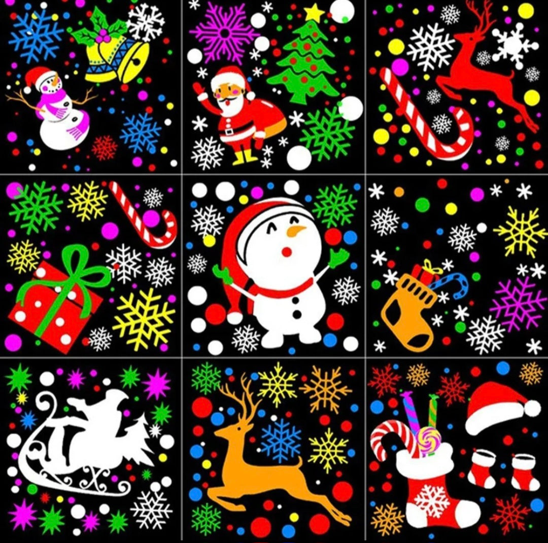 FestiLuz Proyector Navideño 3D – 16 Figuras Iluminadas para Transformar tu Hogar