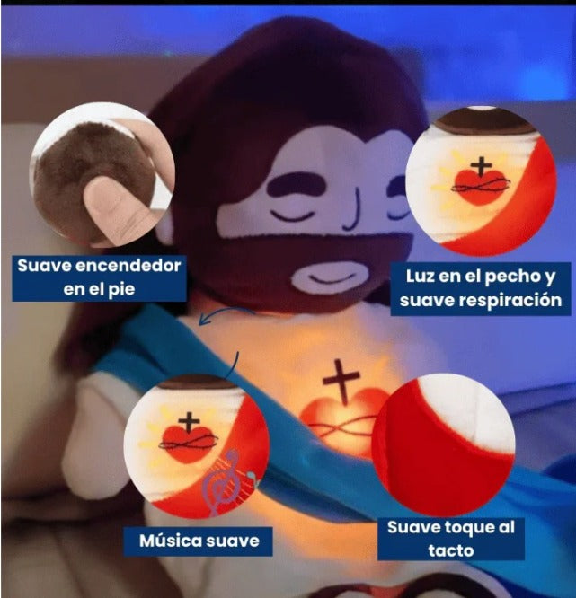 PELUCHE DE JESUS CON LUCES Y SONIDOS
